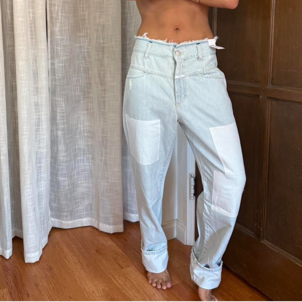 NWT CLOSED Denim Jeans with Patchwork details